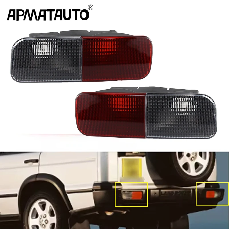 2xFor Land Rover Discovery 2 Turn Signal Indicator Brake Lamp Rear Bumper Reflector Brake Fog & Reverse Lamp XFB000720 XFB000730