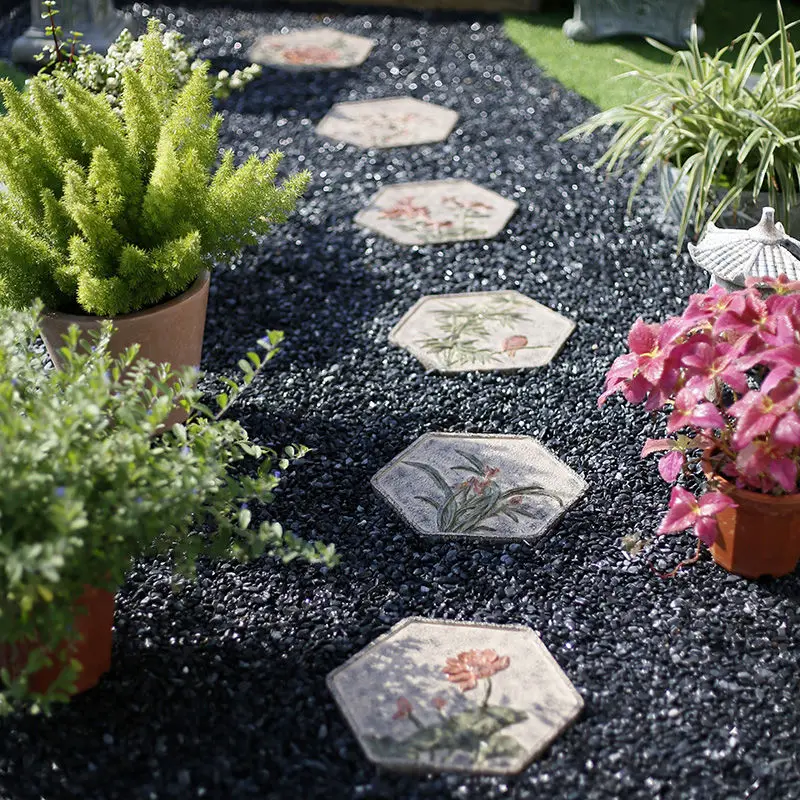 

Courtyard Stepping Stone Chinese Courtyard Foot Pedal Garden Decoration Ornaments Creative Outdoor Floor Tile Lawn Layout