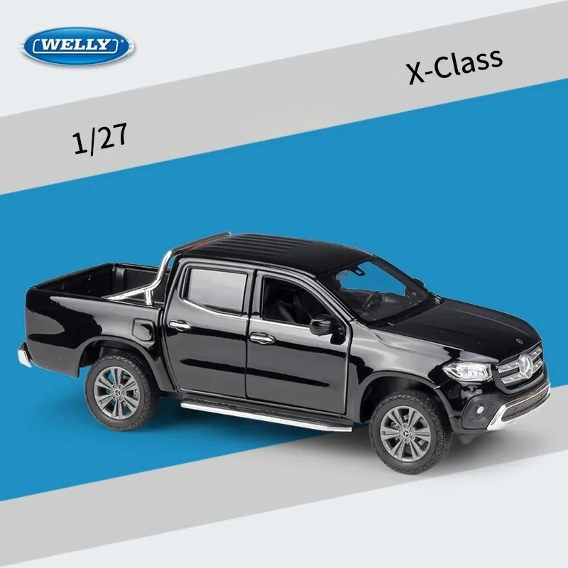 WELLY 1:24 classe X voiture classique pick-up véhicule en métal moulé sous pression modèle en alliage jouet voiture pour enfants cadeau Collection alliage modèle