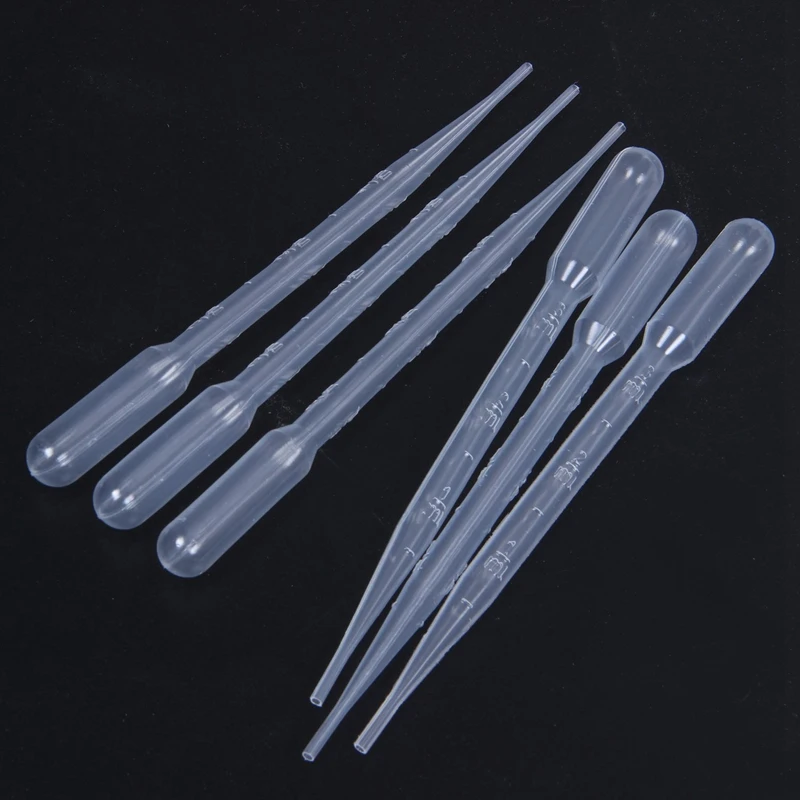 300PCS Graduated Pipettes Dropper Polyethylene (3Ml)