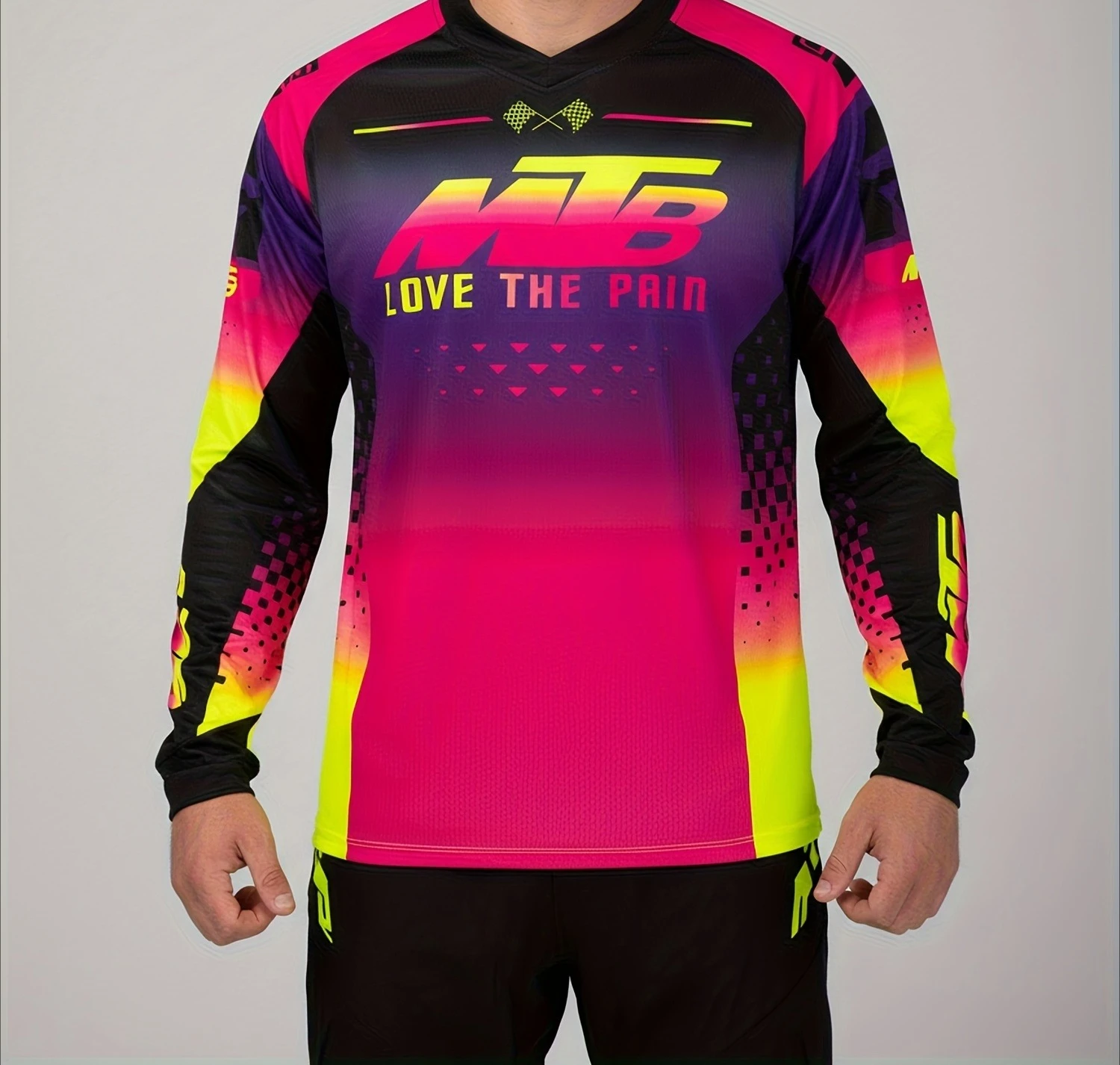 Mountain Biking Youth - 2026 Men's Motocross Long-Sleeve Jersey –