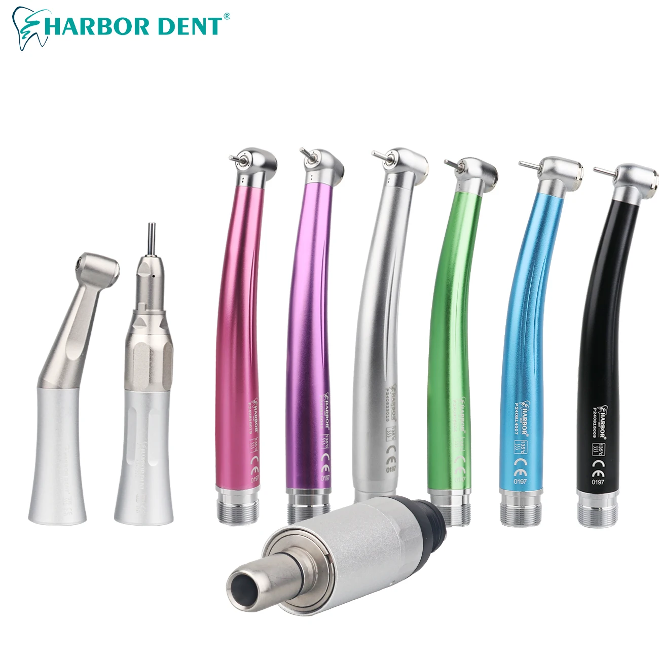 Dental High /FX Low Speed Handpiece  Teeth Polishing Tool 2/4Holes Air Motor Kits Contra Angle Straight Handpiece Dentists Tool