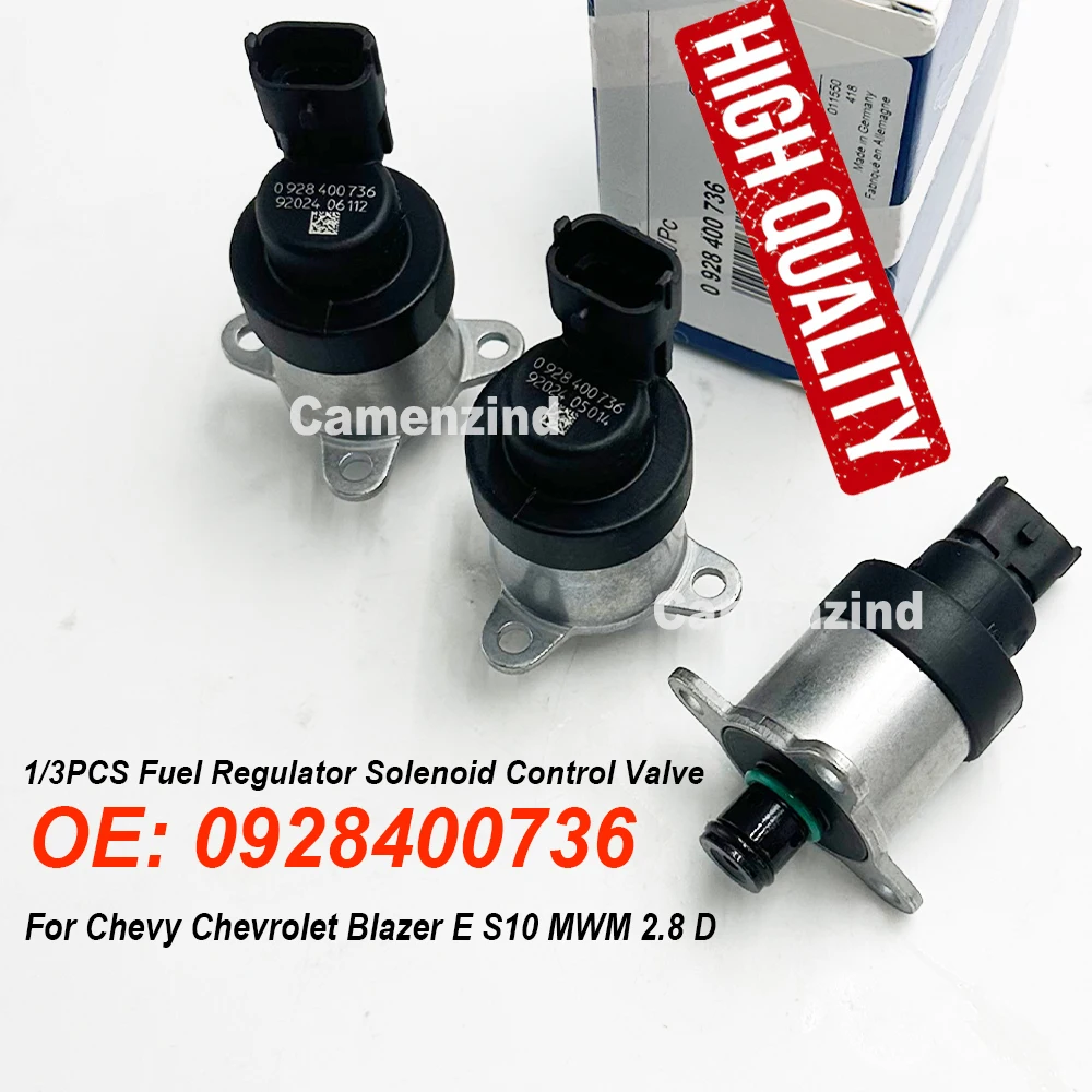 

1/3PCS Fuel Injection Pressure Pump Regulator 0928400736 0445010115 0928400636 For Chevy Chevrolet Blazer E S10 MWM 2.8 D