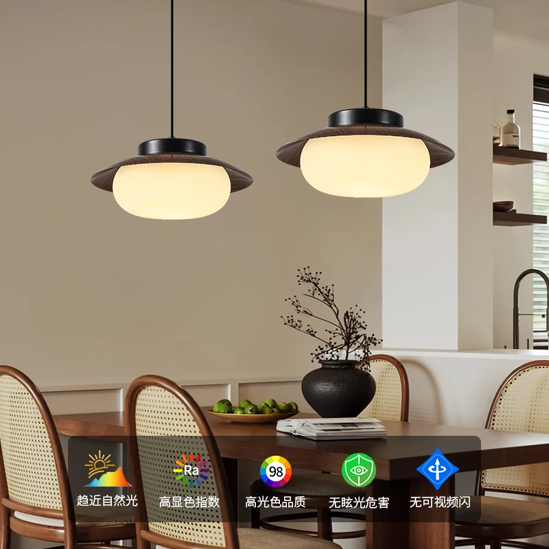 Cream-style Pendant Lamp For Balcony Hallway Dining Room Full-spectrum Passage Light French-style Entryway And Foyer Lighting