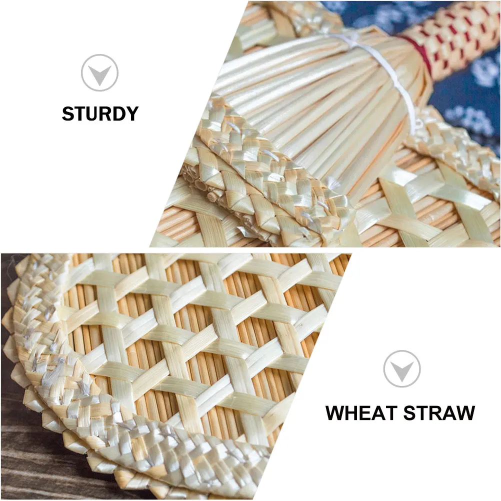 

Heart Shaped Straw Fan H made Lightweight Summer Beach Natural Wheat Decorative Craft Fans Wall Home Travel Novelty Arts