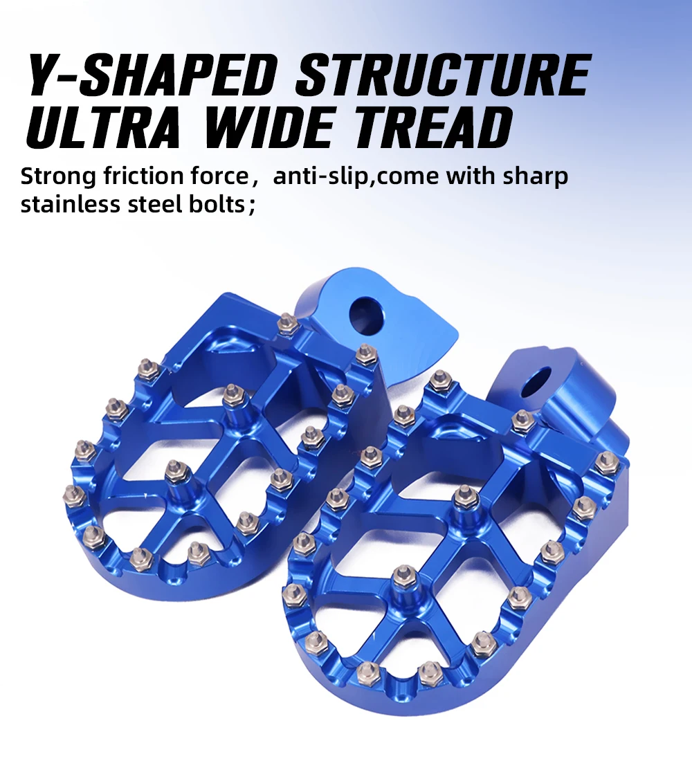 Motorcycle Footpegs Foot Rests CNC Shifter Lever Brake Levers Pedal For Yamaha YZ250F WR250F 2010-2023 YZ250FX 2015-2023 Dirt