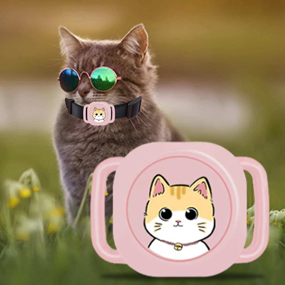 Pelacak GPS Anti-Hilang, Pencari Lokasi, Pelacak Aktivitas Pintar Kompatibel dengan Bluetooth untuk Anjing, Kucing, Anak-Anak, Hewan Peliharaan, Gantungan Kunci, Dompet, Koper