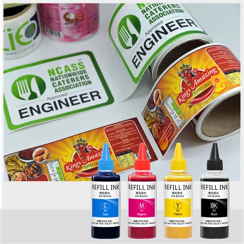 100ML / Bottle Universal Refill Pigment Ink for Epson pigment ink for Epson L Series Eco tank series Printer Waterproof pigment
