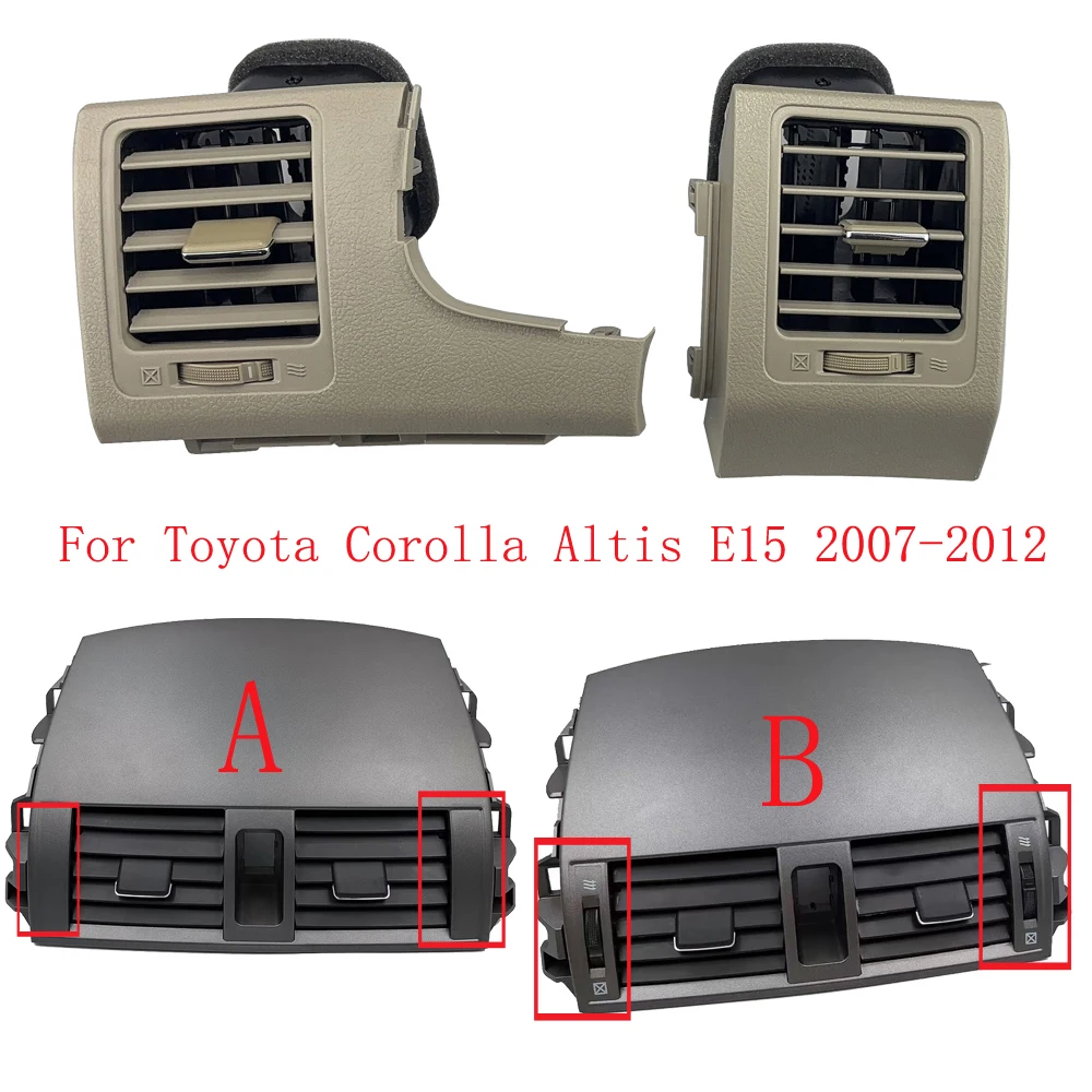Front Left Right/Middle Car A/C Air Conditioning Air Vent Outlet Panel Grille Cover For Toyota Corolla Altis E15 2007-2013