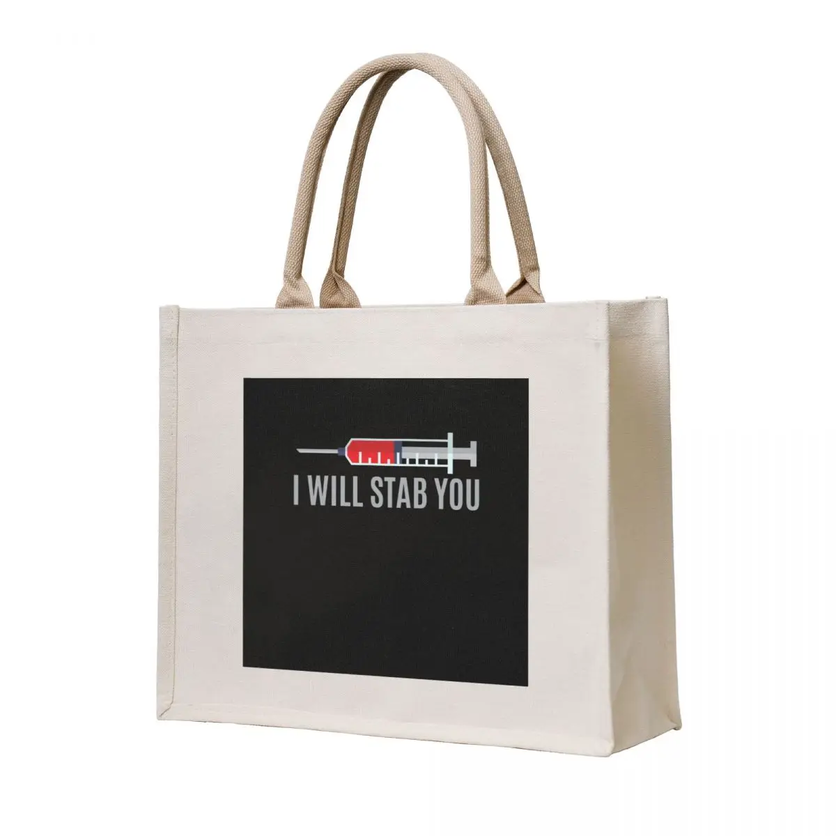 

I WIll Stab You Nurse Nurse Shirts Funny Nurse Appreciation shirts for nurses united shirt quotes graduation nurses gif Tote Bag