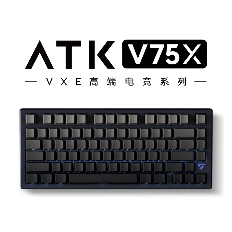 

Atk Vxe V75x/K 80 Keys High-End Esports Gaming Keyboard Wired/Wireless/Bluetooth Three-Mode Custom Full Key Hot Swap Backlight