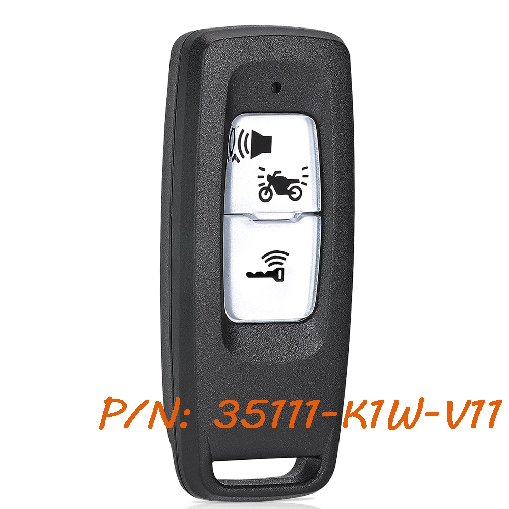 KEYECU 35111-K1W-V11 Smart Remote Key Fob Transmission for Honda Motorcycle SH350 I 2021+ 433MHz ID47 Chip 2 Buttons