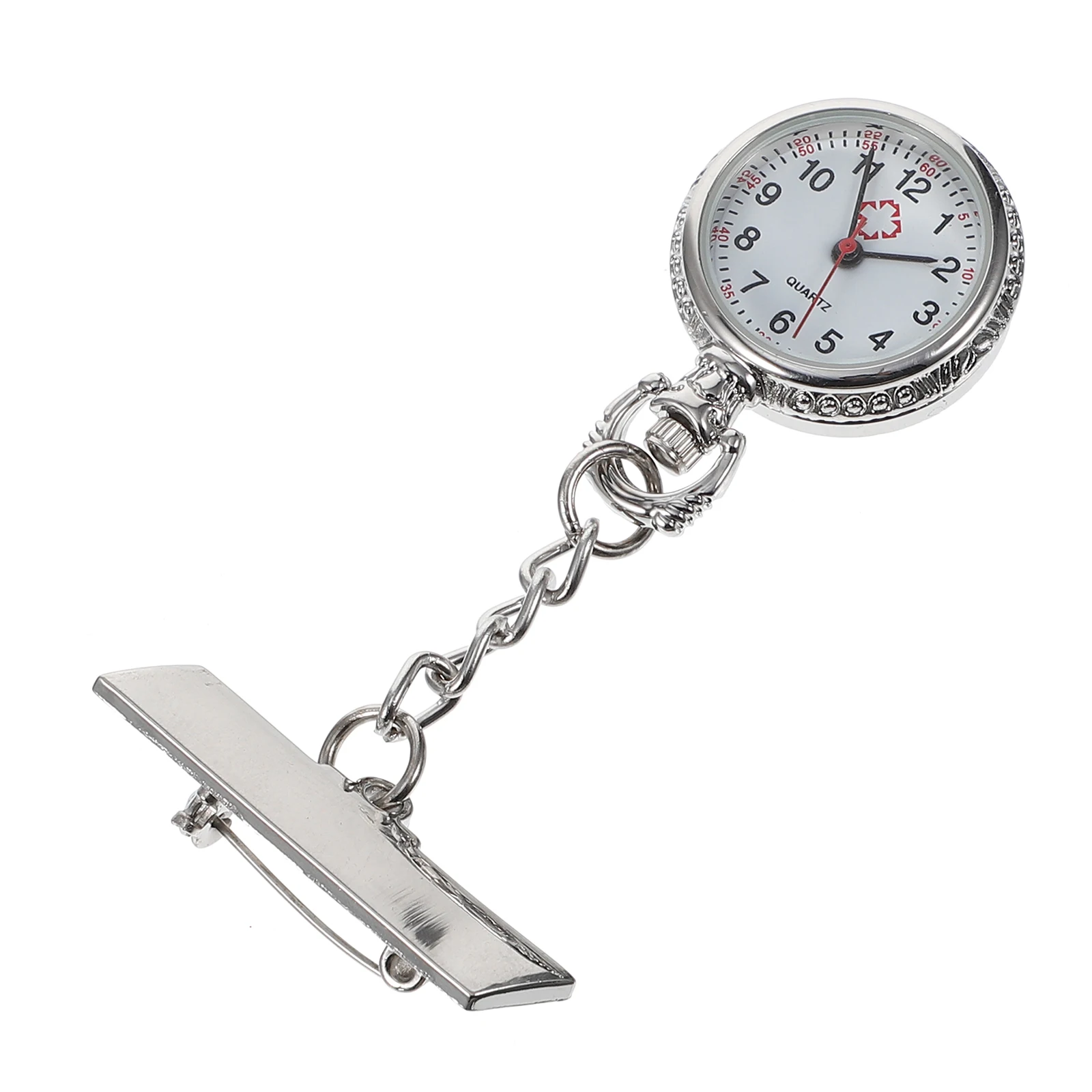 

1Pc Practical Nurse Pocket Watch Firm Installation Generous Design Fashionable Women Nurse Watch Quartz Timepiece