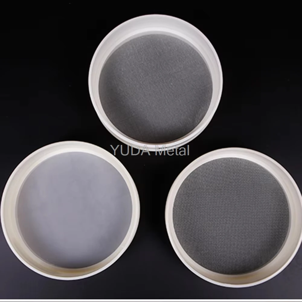 1PCS Dia 20CM 5-400 Mesh 4-0.0385mm Aperture Lab Standard Nylon Test Sieve PVC Powder Bean Filter Screen Food Filter Strainer