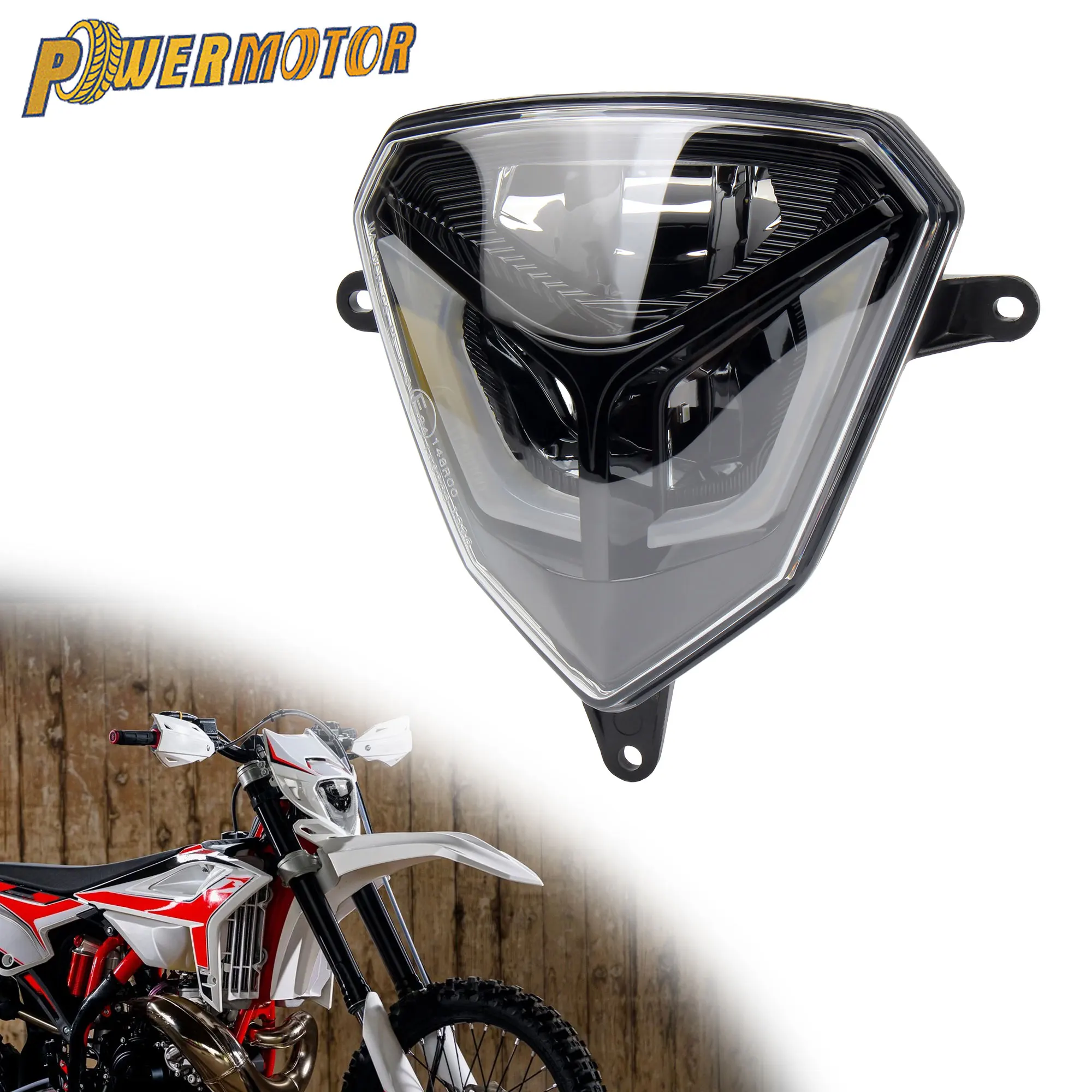 

for Beta RR LED Headlight RR 125 200 250 300 350 390 430 480 Xtrainer 2020-2025 Motorcycle Dirt Bike Off Road Racing Modified