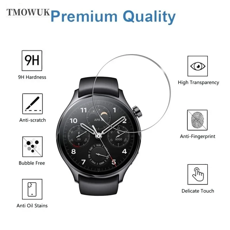 Voor Xiaomi Watch S4 41 mm Haylou Solar Neo - 9H gehard glas displaybeschermer, ultrahelder, bubbelvrij, krasbestendig, Se