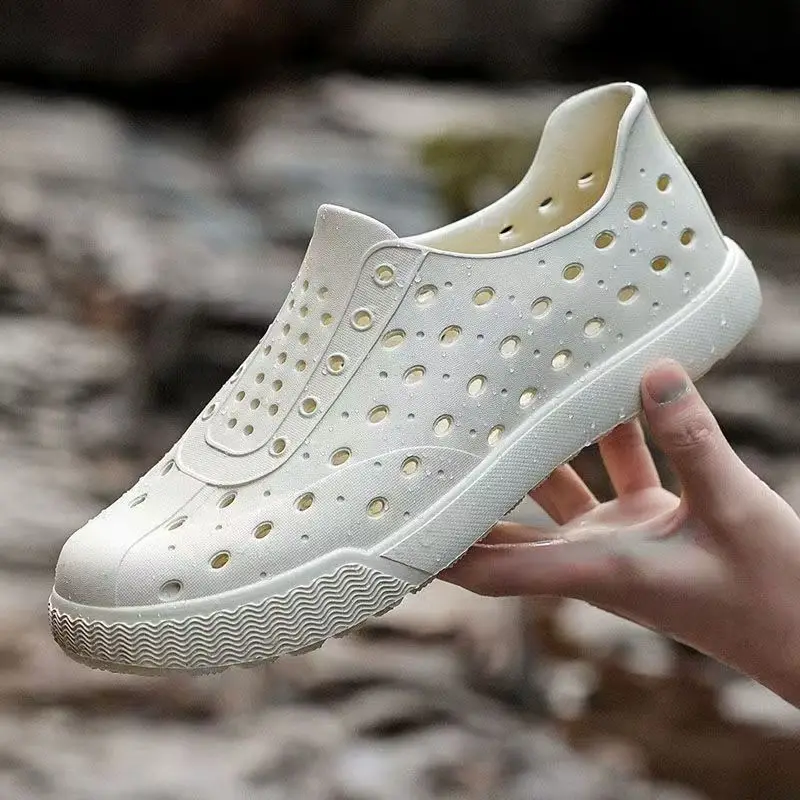 الرجال الصيف جديد باوتو الجوف خارج في الهواء الطلق الخوض حذاء للجنسين لينة وحيد عدم الانزلاق جولة تو الانزلاق على خفيفة الوزن شاطئ كهف صندل #1