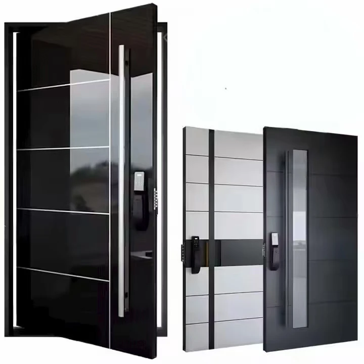 

Металлическая защитная входная дверь премиум-класса. Прочная внешняя дверь с защищенным от атмосферных воздействий покрытием и высокой безопасностью.