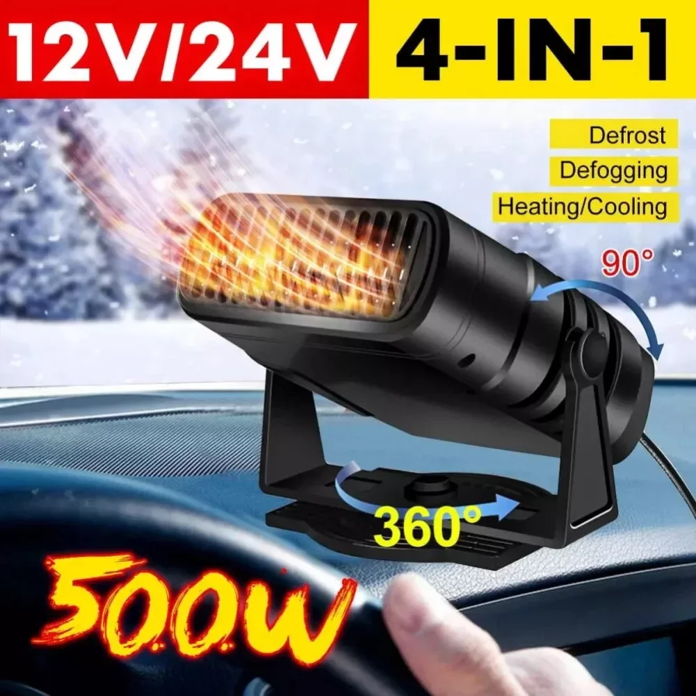 Car Heater USB Portable Fan Defrost Device Pluggable Auto Snow Defogger Abs Vehicle Air conditioning 12v for