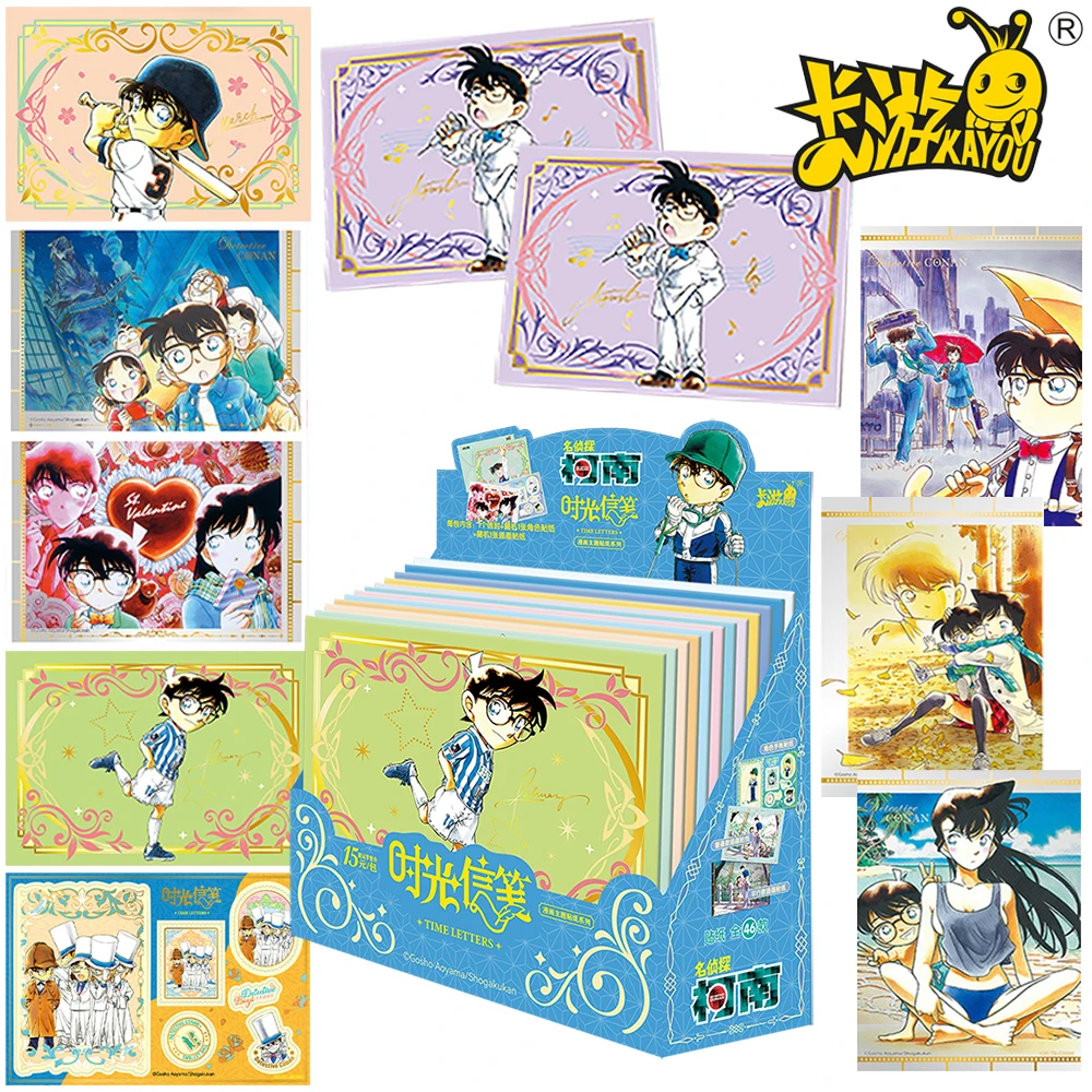

Новая оригинальная коллекционная карта Kayou Detective Conan, наклейки в стиле многопользователя, карточные игрушки, любимые рождественские подарки для мальчиков и девочек