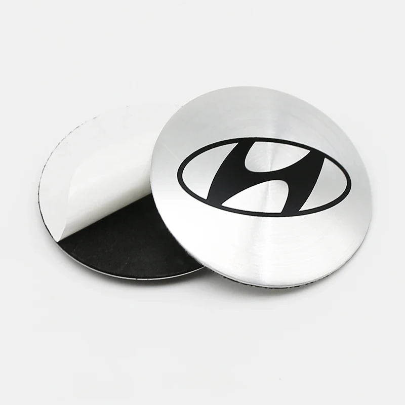 Per Hyundai 4PCS 56 millimetri Car Styling Centro Ruota Coprimozzo Cerchione Della Copertura Distintivo Emblema Adesivo Azera GDI i10 i20 i30 i40 ix20 ix35
