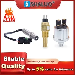 Diesel Generator  Water Temperature Sensor 1/8NPT 10Bars Oil Pressure Sensor Magnetic Pickup MPU Engine Speed Sensor 3034572
