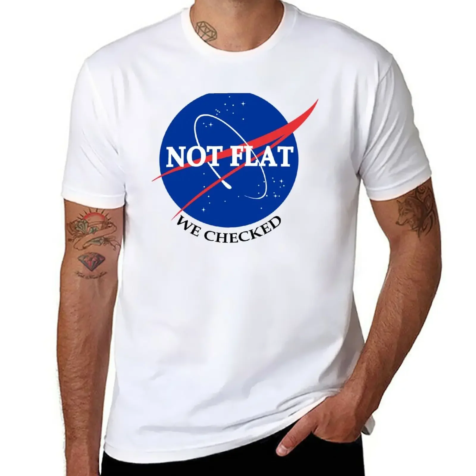 Not flat we checked T-Shirt tops hippie clothes boys whites plain black t shirts men