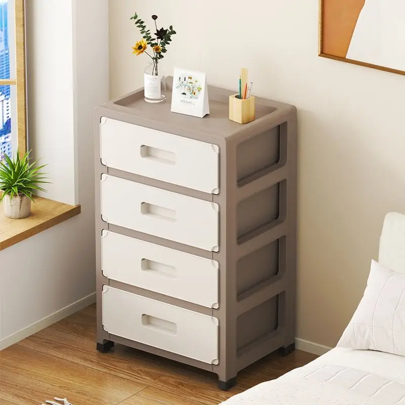 Modern Minimalist Nightstand Simple Bedroom Bedside Storage Cabinet Small Side Table Home Hotel Living Room Organizer Furniture