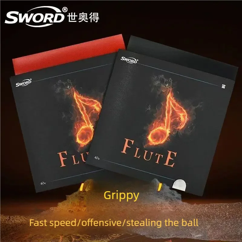 sword-flute-caoutchouc-de-tennis-de-table-adherent-offensif-pour-le-backhand-44-°-Eponge-max-noire-rouge-haute-vitesse-haute-performance