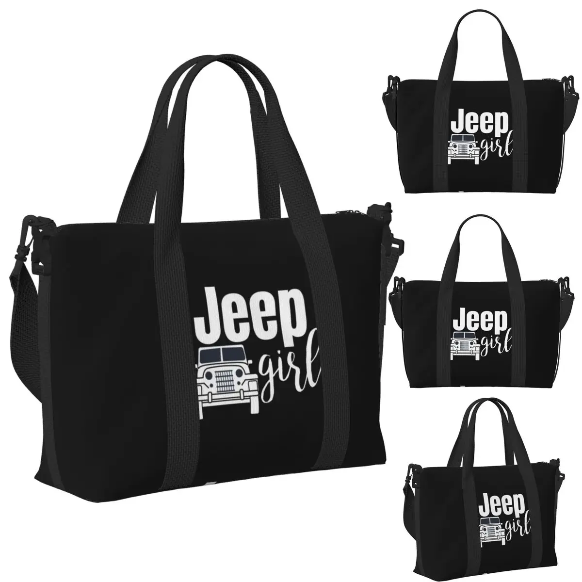 

J-Jeep-S пляжная дорожная сумка для девочек, большая вместительная сумка-тоут для тренажерного зала, йоги, женская дорожная сумка для покупок
