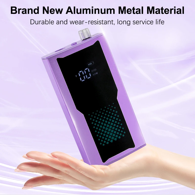 

Professional Rechargeable High Precision Waterproof Strips 45000rpm Nail Drill Machine Electric Portable Nail E-file