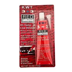 High Temp Silicone Sealant Waterproof Red Engine Gasket Maker 100g Gasket Repair Glue Multifunctional Sealant For Metal Glass