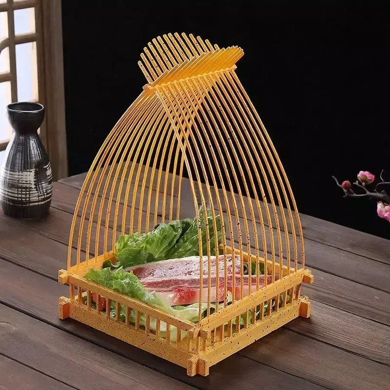 

Creative Fried Basket sushi cake seafood Fruit Basket Dining Plate tray Korean Hot Pot Restaurant japanese dish set tableware