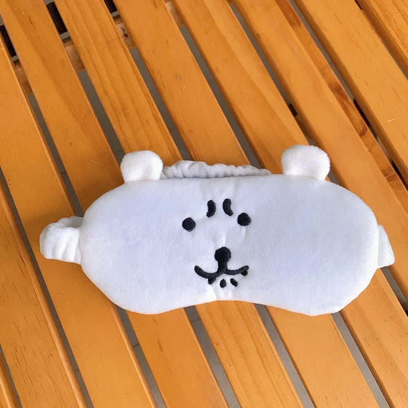 Kwaii الذاتي انخفاض الدب ثلاثية الأبعاد قناع عين النوم أنيمي جودة عالية قابل للتعديل التظليل تنفس الغداء استراحة قناع عين الهدايا #6