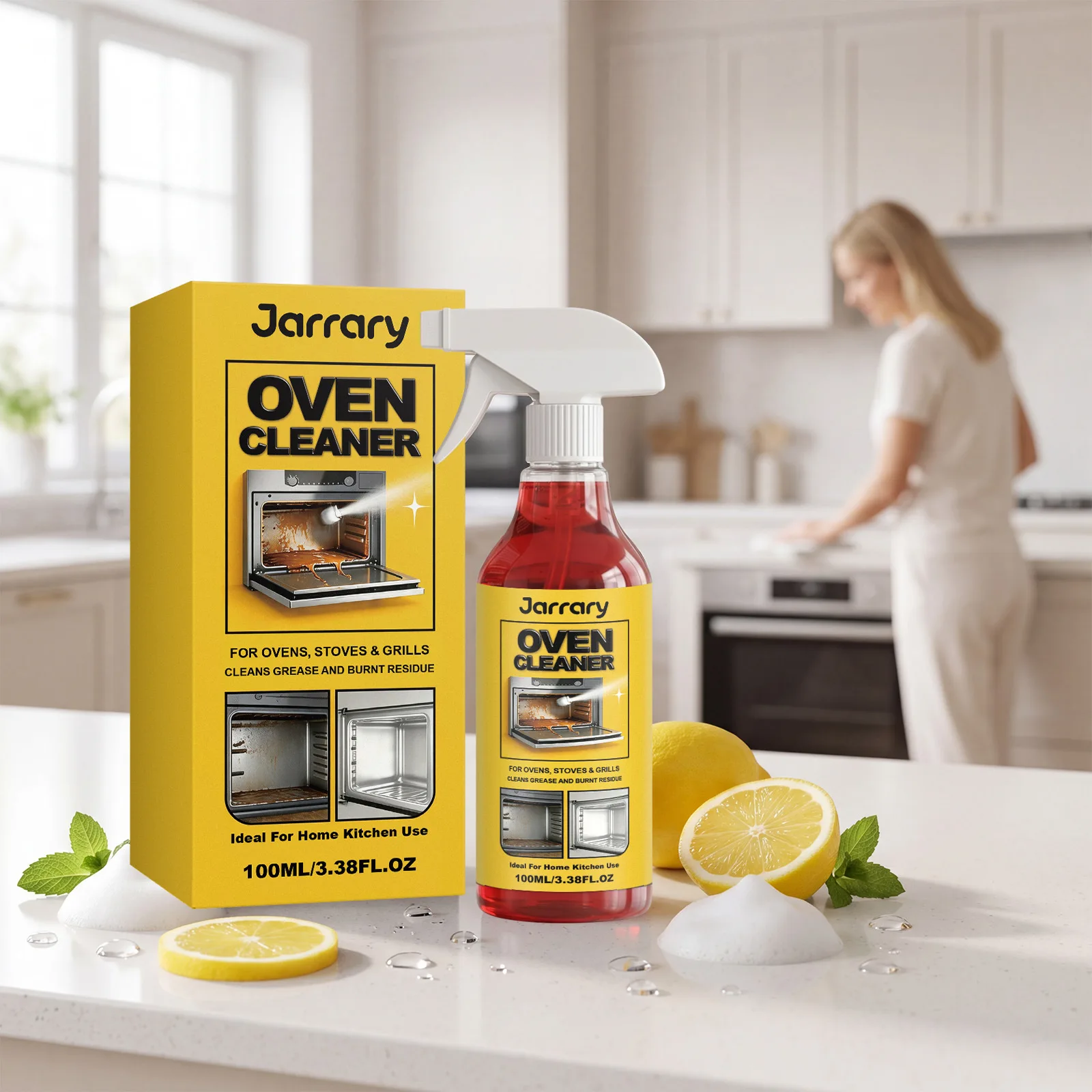 Oven Cleaner 100ml Deep Cleaning-Agent For Home Use With Foam Penetration Technology