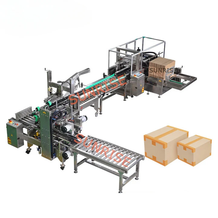 fully automatic case erector carton erector price box erecting unfolding machine