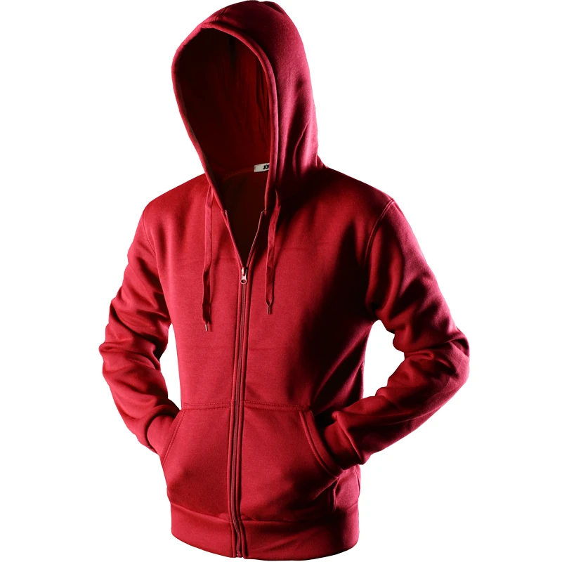 New Plain Mens Zip Up Hoody Jacket Sweatshirt Hooded Zipper male Top Outerwear   klamotten für herren