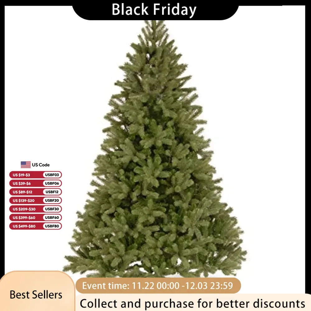 Christmas Tree Downswept Green Douglas Fir Includes Stand, 7.5 Feet 59