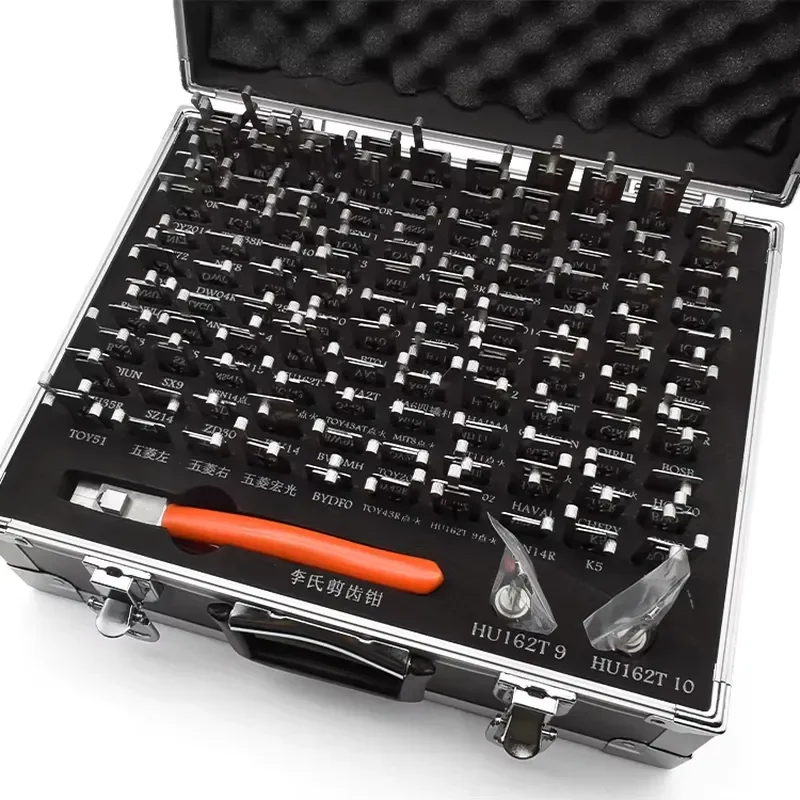2026 Lishi 112pcs 2 In1 Auto Lock Pick and Decoder Tool Kit Universal Car Door Lock Opening Tool Set for Locksmith Repair