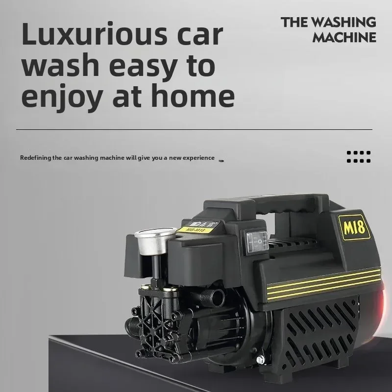 Durable High Pressure Car Washing Machine Automatic Cleaning Machine 220V Household Car Washing Machine High Power Portab