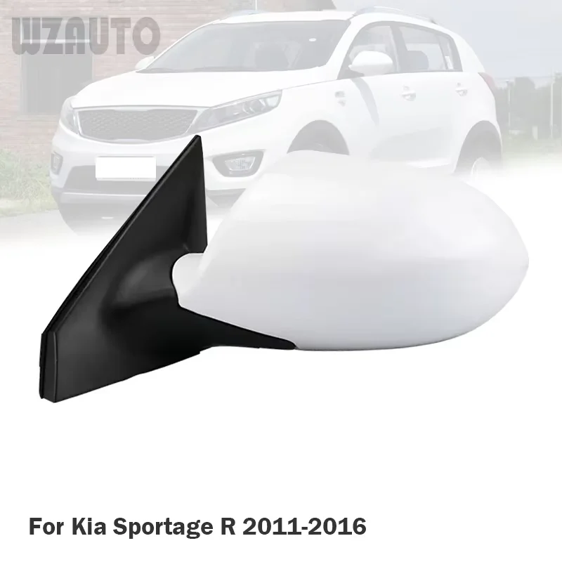 

Auto Door Wing Side Rearview Mirror Assembly For Kia Sportage 2011 2012 2013 2014 2015 2016 3PINS Without Turn Signal