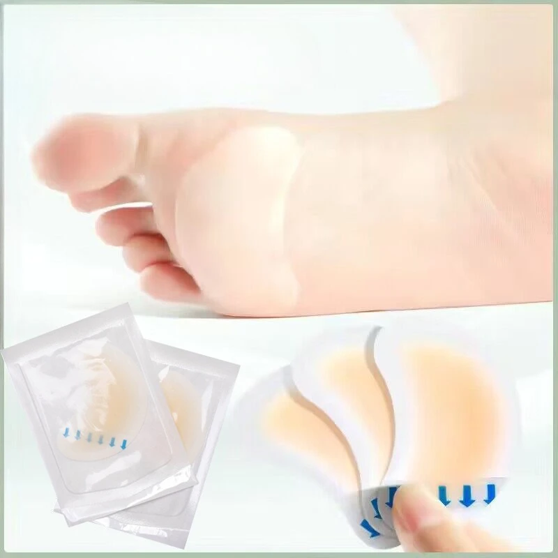 5 قطعة لاصق هلام الغروانية المائية نفطة الجص كعب مكافحة ارتداء كعب ملصق باديكير التصحيح الجص أدوات العناية بالقدم #3