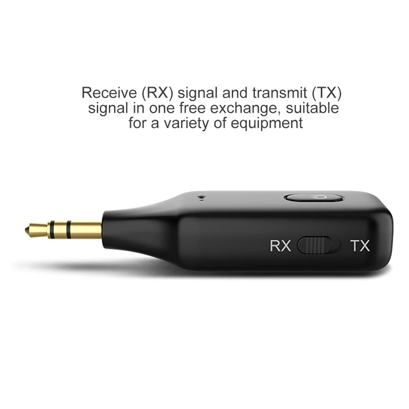 Transmisor y receptor Bluetooth 5,1 3 en 1, adaptador de Audio estéreo inalámbrico de 3,5 Mm, Aux, manos libres para altavoz de coche y TV