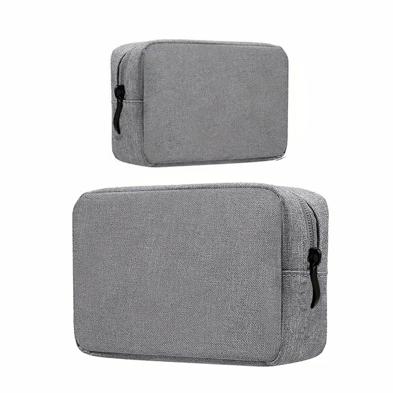Travel Cable Storage Bag Cable Cord Organizer Electronics SD Card Power Bank Bag Carrying Pouch S L Size Multipurpose Makeup Bag