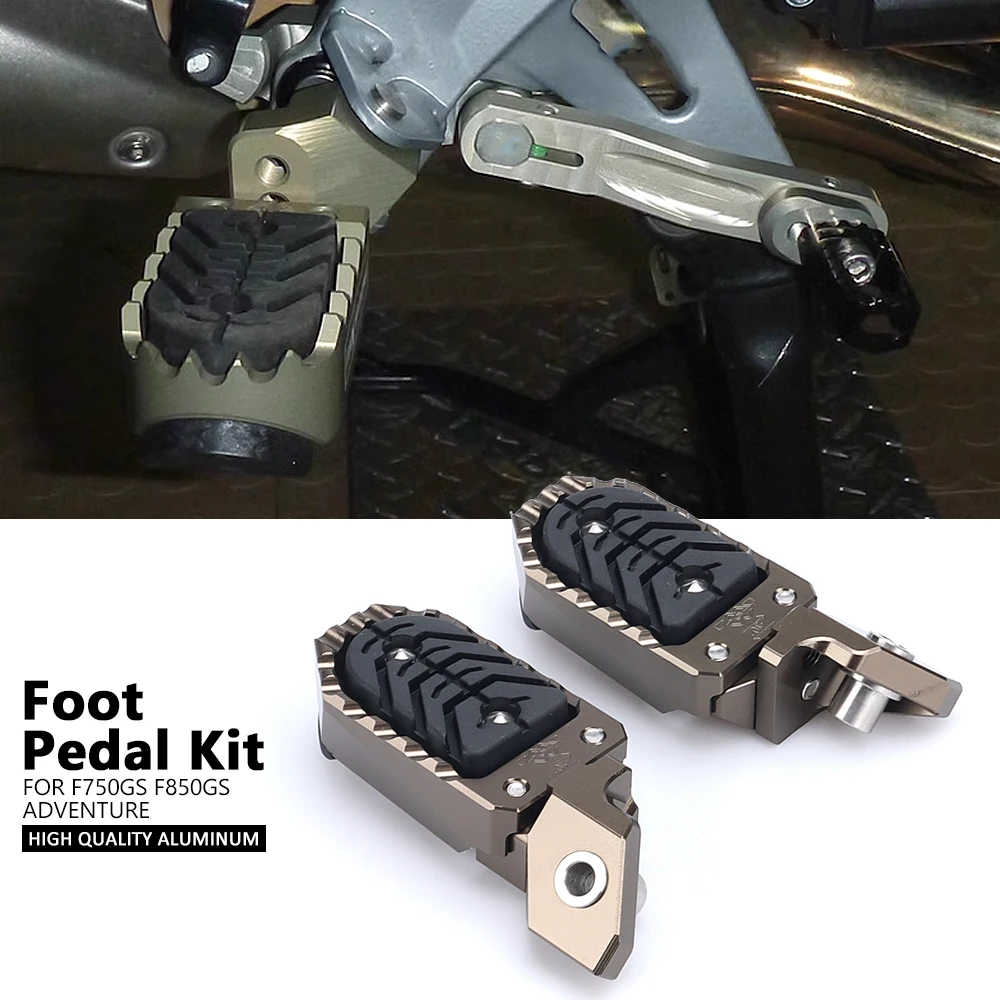 

New Motorcycle Footrest Footpeg Foot Pegs Accessories For BMW F850GS ADVENTURE F850 GS Adventure ADV F750GS F 750 GS