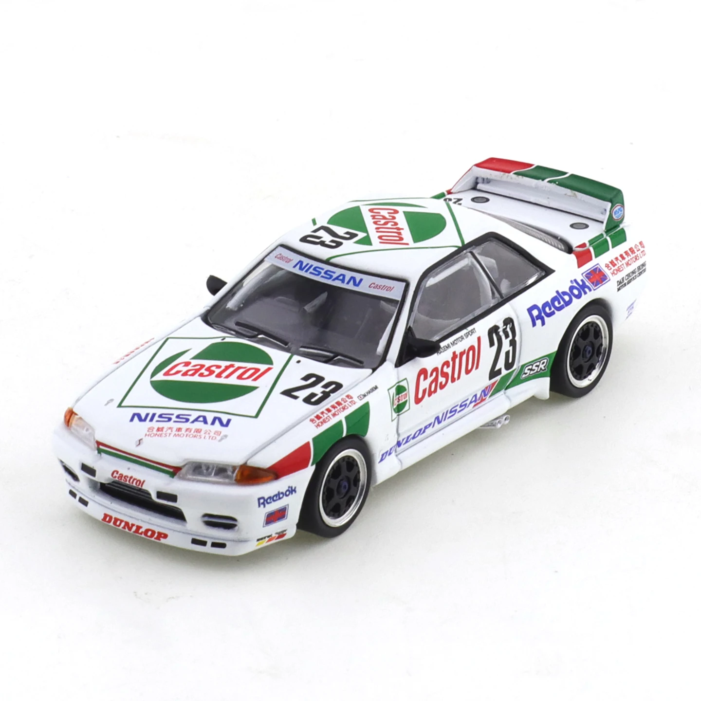 XCARTOYS 1/64 POP RACE SKYLINE GT-R(BNR32) 1990 Campeonato de coches de turismo de Japón AXIA # 22 coches de aleación modelo fundido a presión juguetes para niños