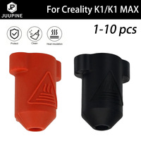 Silicone Sock For Creality K1 K1Max Hotend Silicone Sleeve For Heat Insulation Case Cover Black Red Silicone Socks High Quality