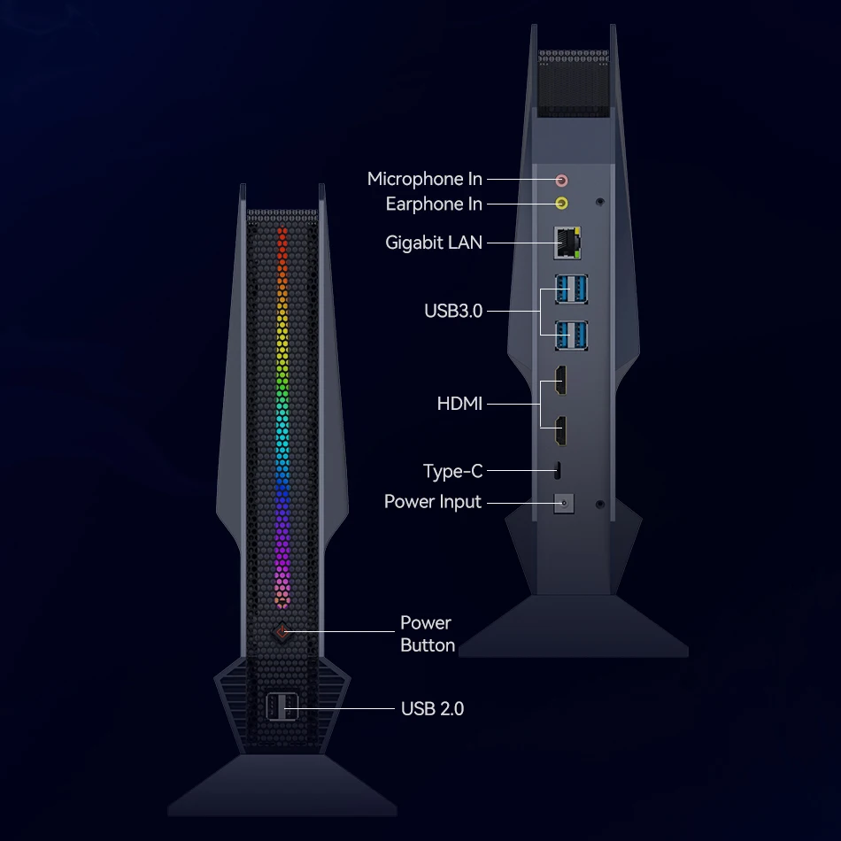 Gaming-Computer Intel Core i9 12900HK i7 9750H 8750H GTX RTX 3168WIFI Unabhängige Grafik HDMI2.0 4K BT4.0 Win11 Mini-PC