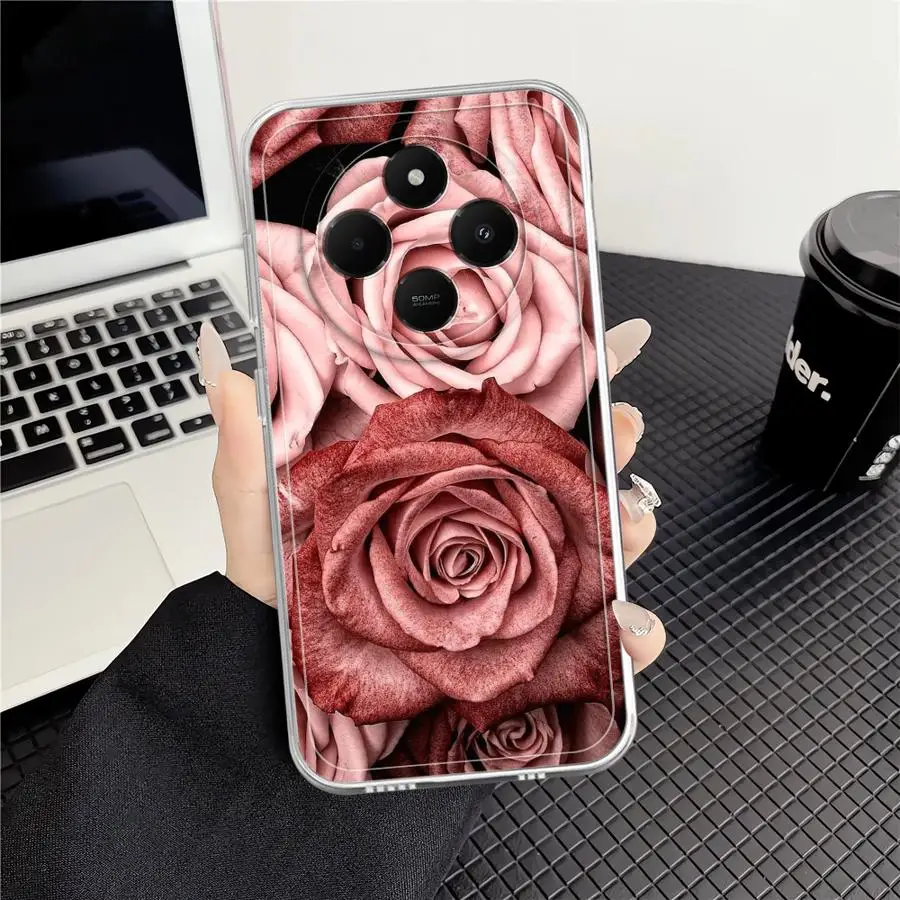 حافظة هاتف Love Rose Gold Style لهاتف Xiaomi Mi 11T Pro 11 Lite غطاء هاتف ناعم