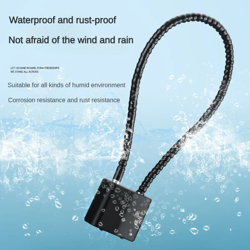 20/28/38cm Safety Anti-Theft Portable Hardened Outdoor Plastic Steel Cable Shot Padlock key Length Gun trigger Lock locker lcoks